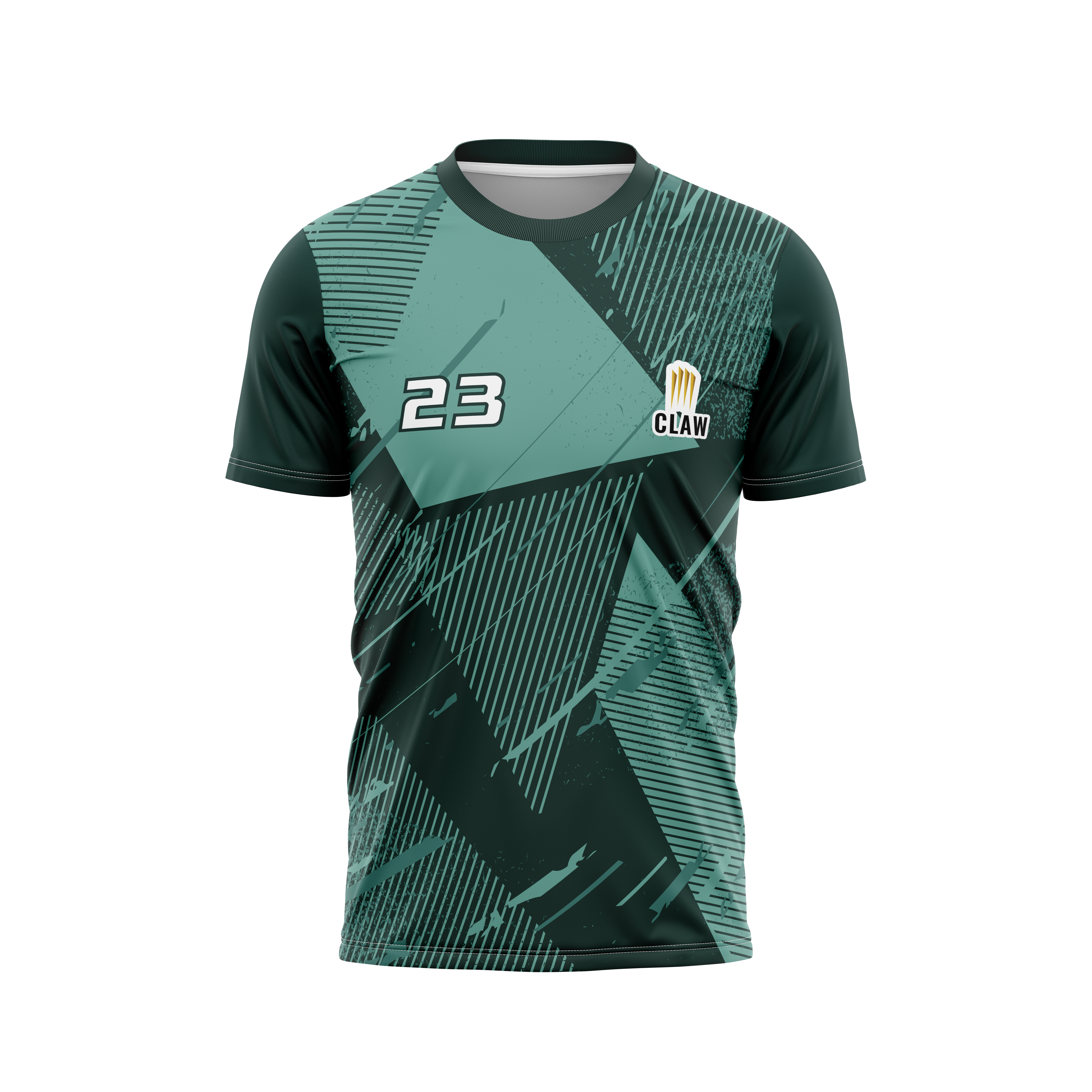 koszulka w geometryczny wzor